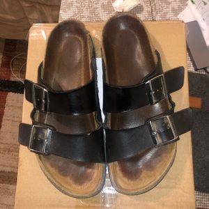Well-worn Birkenstocks